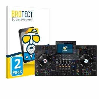 Abbildung von BROTECT Entspiegelungs Schutzfolie für AlphaTheta XDJ AZ (2 Stück) Matte Displayschutz Folie, Anti Reflex, Fingerprint