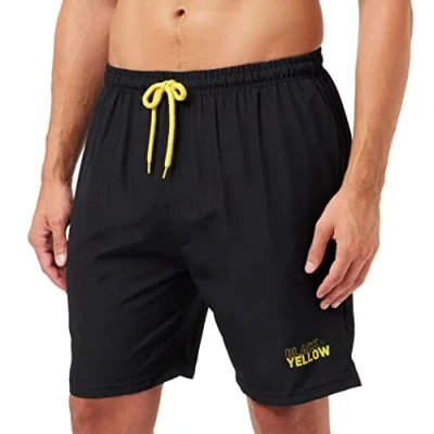 Abbildung von Borussia Dortmund Herren Badehose Black&amp;Yellow Bermudas, Schwarz, XL EU