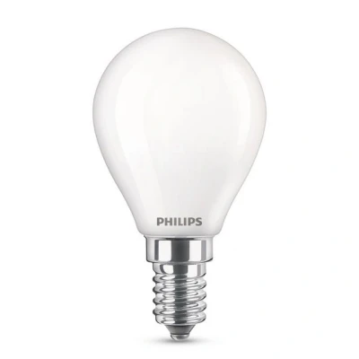 Abbildung von Philips LED Leuchtmittel E14 G45 Tropfen 4,3W = 40W 470lm 230V Kaltweiß 4000K, E14,