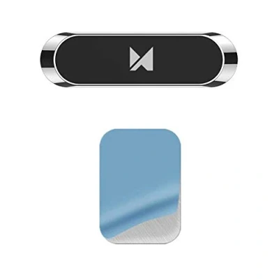 Abbildung von WOZINSKY Selbstklebende Halterung Selbstklebender Magnetischer Armaturenbretthalterung Kfz Auto Handyhalterung für iPhone Samsung Huawei