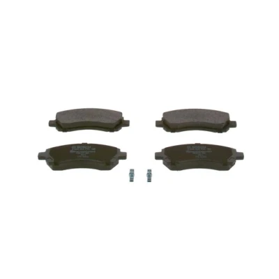 Abbildung von BOSCH 0 986 424 770 Bremsbelagsatz Low Metallic mit akustischer Verschleißwarnung Anti Quietsch Blech SUBARU: Impreza II Kombi