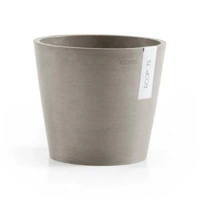 Abbildung von Ecopots Amsterdam 20 cm taupe Pflanze/Blumentopf