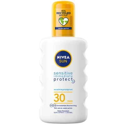 Abbildung von Nivea Sun Sensitive Immediate Protect Sonnenschutzspray 200 ml (SPF 30)