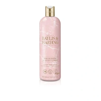 Abbildung von Baylis &amp; Harding Elements Duschgel, 500 ml, Rosa Blüte und Lotusblüte