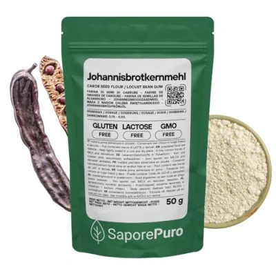 Abbildung von JOHANNISBROTKERNMEHL locust bean gum Ideal für Speiseeis und Sorbets 100% pur 50 g