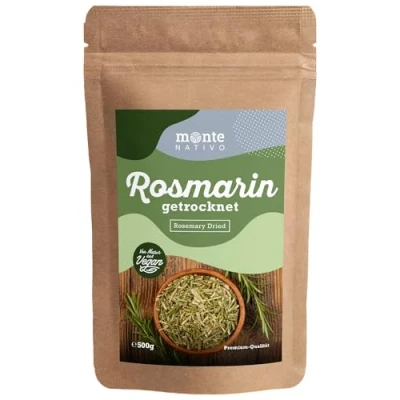 Abbildung von Rosmarin getrocknet Monte Nativo (500g) Schonend getrocknete Gewürze Tee Reiner und natürlicher perfekt zum Kochen Rosemary