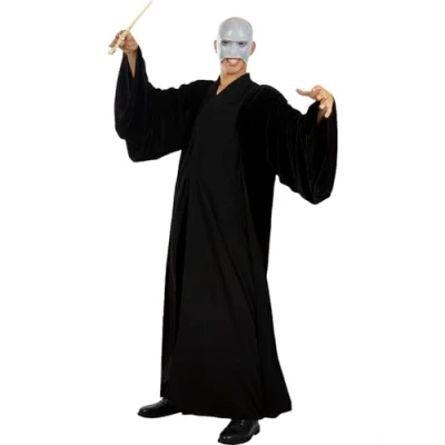 Abbildung von Metamorph Zauberer Kostüm Harry Potter Voldemort Kostüm, Verwandle Dich in den mächtig bösen Widersacher von