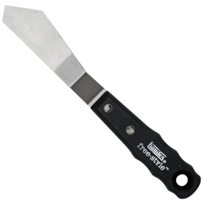 Abbildung von Liquitex 109912 Professional Malmesser mit einer gebürsteten rostfreien Metallklinge für Acrylfarben oder Ölfarben XXL Nr.12