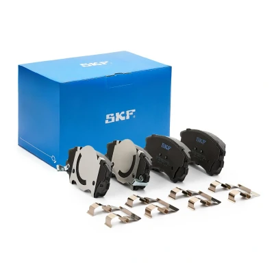 Abbildung von SKF VKBP 80104 Bremsbelagsatz für Verschleißwarnanzeiger vorbereitet VOLKSWAGEN: Golf 7 Schrägheck, Variant, Passat B8 Variant