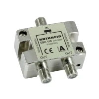 Abbildung von Kathrein EBC 110 Kabelsplitter Silber Kabelspalter oder kombinatoren (Kabelsplitter, 5 2400 MHz, Silber, Metall, F, 55 mm)