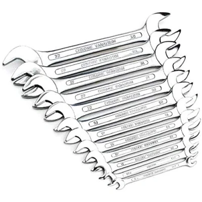 Abbildung von Brüder Mannesmann Gabelschlüsselsatz, 6 32 mm, Chrom Vanadium, 12 teilig M 110
