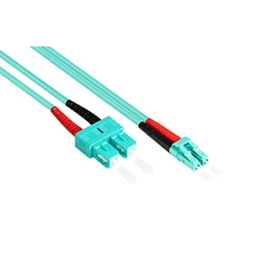 Abbildung von Patchkabel LWL Duplex OM3 (Multimode, 50/125) SC/LC, 10m, Good Connections®