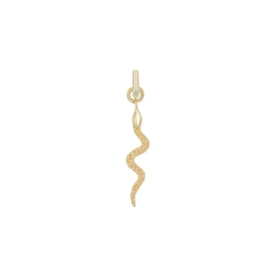 Abbildung von amor Schlange Anhänger goldcoloured, Damen, Größe: One Size, Gold coloured