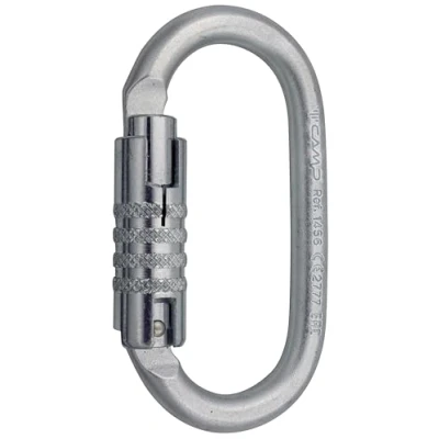 Abbildung von Schraubkarabiner Oval Pro 3Lock silver