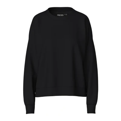 Abbildung von Pieces Pcchilli Sweatshirt, Damen, Größe: Medium, Black