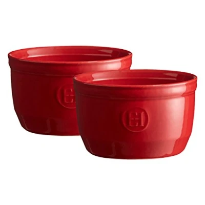 Abbildung von Pasteibakje N.10 set 2 stuks H 60mm Emile Henry 4010 34 Grand Cru
