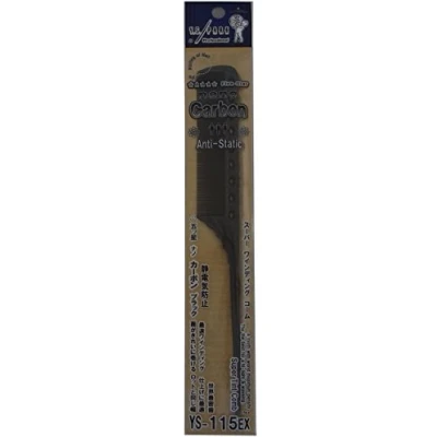 Abbildung von YS Park 115 Super Tint Rat Tail Comb [Thin] Carbon by Y.S.Park