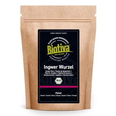 Abbildung von Biotiva Ingwer Pulver Bio 100 g