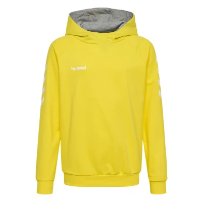 Abbildung von Hummel Hmlgo Kapuzenpullover für Kinder, Größe: 164, Blazing yellow