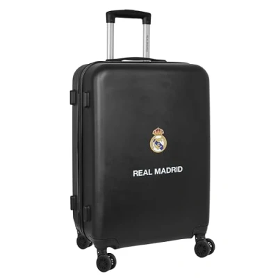 Abbildung von Real Madrid 2. Team 23/24 Kabinenwagen 24 Zoll, Koffer mit Rädern, Sicherheitsschloss, Leichter Koffer, 40 x 26 63 cm, Marineblau, Estándar, Casual