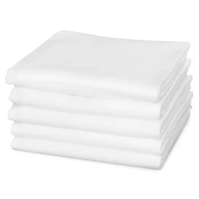 Abbildung von KiGATEX Stoffwindeln Moltontuch 80x80 cm 100% Baumwolle (Sparset, 5er Pack), weich und hautsympatisch