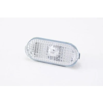 Abbildung von JOHNS 95 48 21 2 Blinker weiß beidseitig, seitlicher Einbau ohne Lampenträger oval VOLKSWAGEN: Bora Limousine, Polo IV Schrägheck, Passat B5 Variant