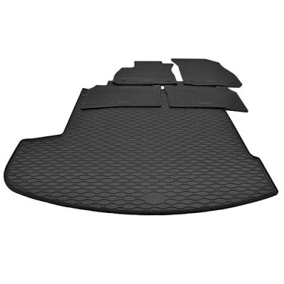 Abbildung von Mattenprofis Gummimatten + Gummi Kofferraumwanne Set kompatibel mit Opel Insignia B II Sports Tourer ab 2017 GKK