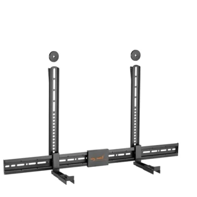 Abbildung von my Wall HZ 31 L Universal Halterung für Soundbars, Montage unter oder über dem Bildschirm ohne Montagelöcher, inkl. Anti Rutsch Pads, Belastung bis 15 kg, 20 Jahre Garantie