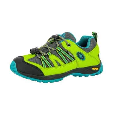 Abbildung von Brütting Ohio Low Trekking &amp; Wanderhalbschuhe, Lemon/Grau/Blau, 27 EU