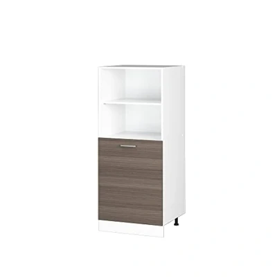 Abbildung von Vicco Herdumbauschrank R Line, Grau/Weiß, 60 cm