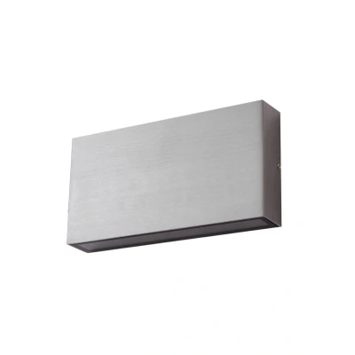 Abbildung von Lindby LED Außenwandlampe Jarte, grau, Metall, 17cm, IP54