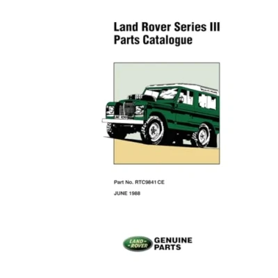 Abbildung von Land Rover Series III Parts Catalogue: RTC 9841CE
