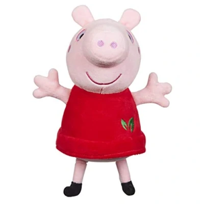 Abbildung von PEPPA PIG Kuscheltier, Plüsch, rot &amp; rosa, recycelt, supersoft, 100% nachhaltig