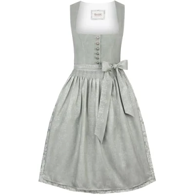 Abbildung von Heimatgwand Damen Viktoria Midi Dirndl, Salbei, 44
