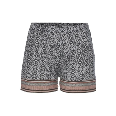 Abbildung von Lascana Nachtwäsche Hose, Damen, Größe: 32/34, Braun gemustert