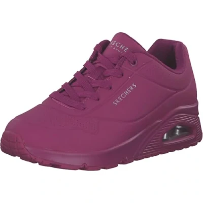 Abbildung von Skechers UNO Sneaker low, Damen, Größe: 36.5, Magenta durabuck/mesh Schuhe