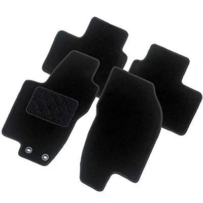 Abbildung von AutoStyle TM TO528 Fußmattensatz Textil vorne und hinten 4 schwarz TOYOTA: Yaris II Schrägheck