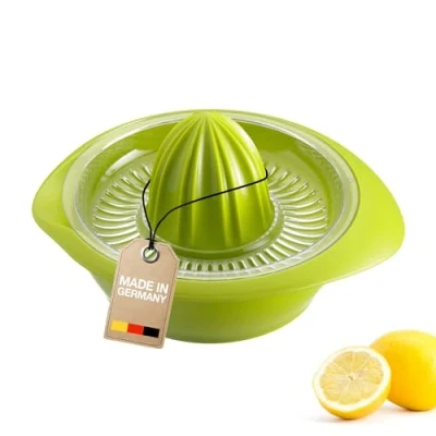 Abbildung von Westmark Zitronen /Zitruspresse mit Behälter, Durchmesser: 18,7 cm, Fassungsvermögen: 0,5 Liter, Kunststoff, Limetta, Apfelgrün, 3091227A