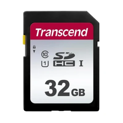 Abbildung von Transcend 300S SDHC 32GB Speicherkarte (32 GB, Class 10, 95 MB/s Lesegeschwindigkeit)