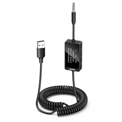 Abbildung von UGREEN Bluetooth 5.4 Adapter für TV 2 in 1 Sender Klinke mit LED Anzeige Transmitter Empfänger Kopfhörer, Stereoanlage Receiver Handy, Tablet
