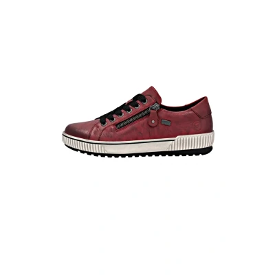 Abbildung von Remonte Damen Low Top Sneaker D0700, Frauen Halbschuhe,lose Einlage,wasserabweisend,remonteTEX,Freizeit,sportlich,straßenschuhe,rot (36),41 EU