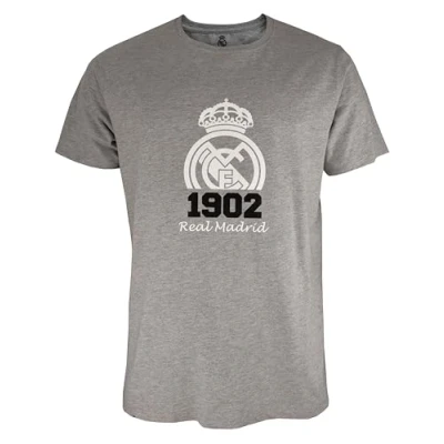 Abbildung von Real Madrid Unisex Cotton Tee Nº 60 Unterhemd, grau, XL
