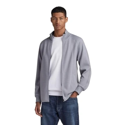 Abbildung von G STAR RAW Herren Jirgi Zip Slim Tweeter, Grau (dim grey D23476 D271 3885), L