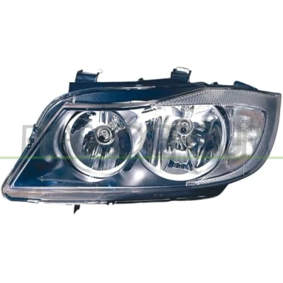 Abbildung von PRASCO BM0244913 Scheinwerfer rechts H7/H7 schwarz mit Stellmotor für LWR BMW: 3 Touring, Limousine