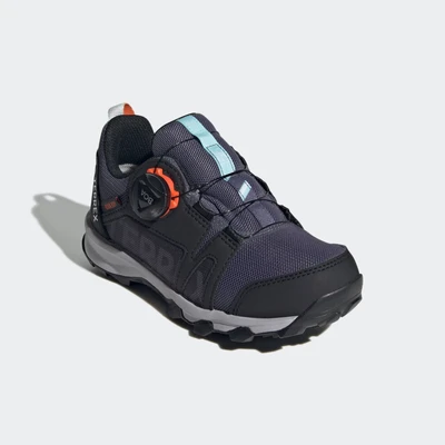 Abbildung von Adidas Terrex Agravic Trail Unisex Hikingschuh für Kinder, Größe: 31, Pure teal/white/core black Lederimitat/textil