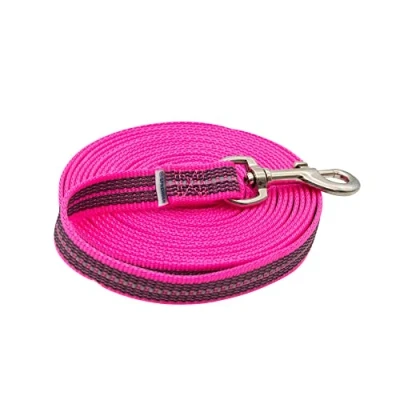 Abbildung von Gummierte Suchleine ohne Handschlaufe pink, 10 m