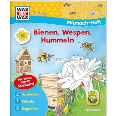 Abbildung von WAS IST Junior Mitmach Heft Bienen, Wespen, Hummeln (WAS Hefte)