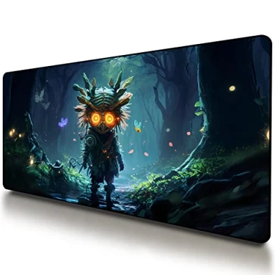Abbildung von Zelda XXL Gaming Mauspad extra großes, erweitertes, rutschfestes Tastatur und Maus, Schreibtischunterlage für Home Office Arbeitszimmer, 80 x 40 cm