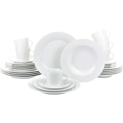 Abbildung von Retsch Arzberg Kombiservice &quot;Geschirr Set, Service Classico&quot;, (Set, 30 tlg.), zeitlose, schlichte Form, Teile, für 6 Personen