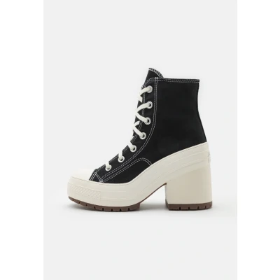 Abbildung von Converse Chuck 70 DE LUXE HEEL Plateaustiefelette, Damen, Größe: 41, Black Textil